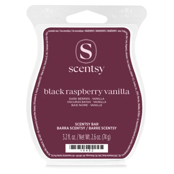 Black Raspberry Vanilla Scentsy Wax Bar