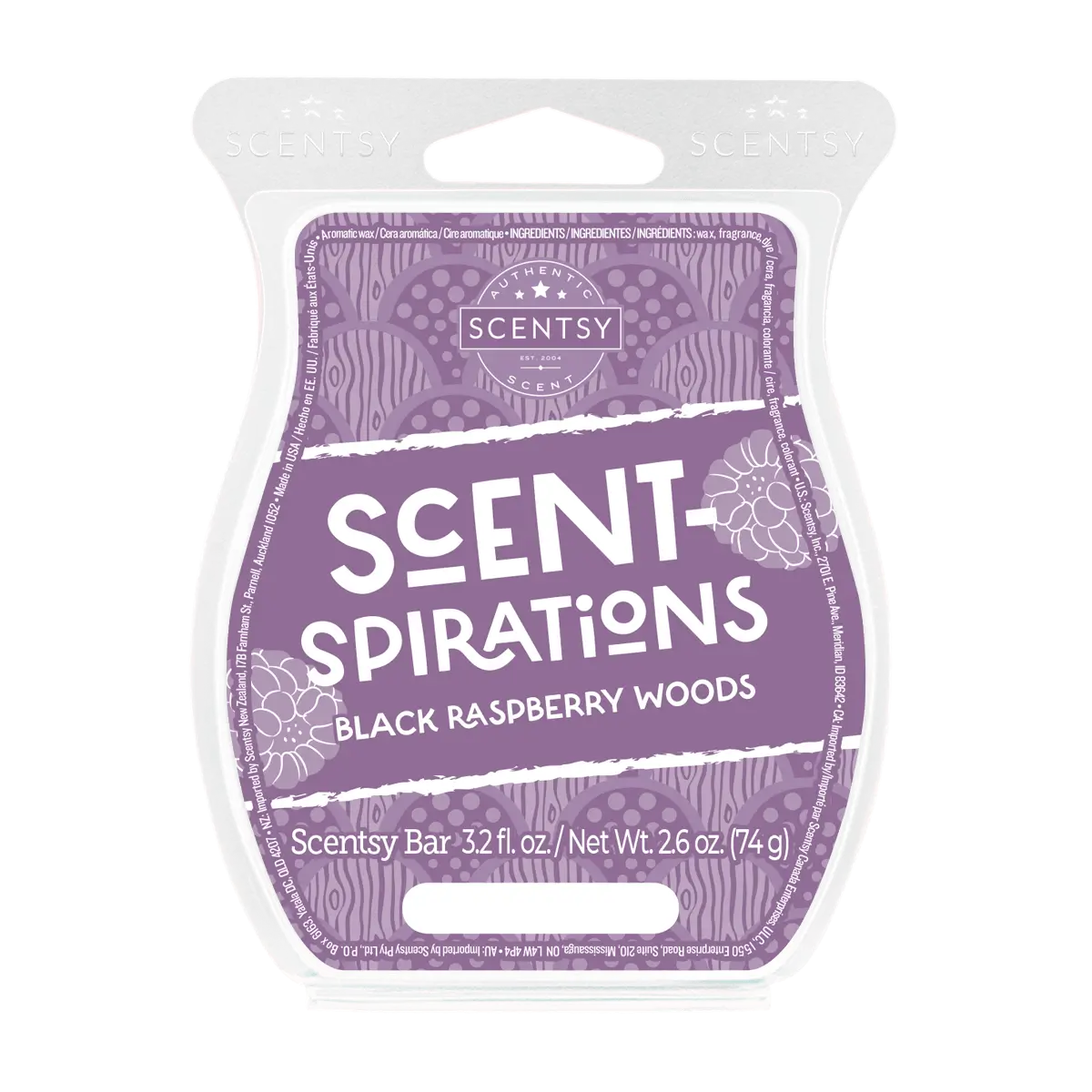 Black Raspberry Woods Scentsy Bar | Scent-Spirations 2024