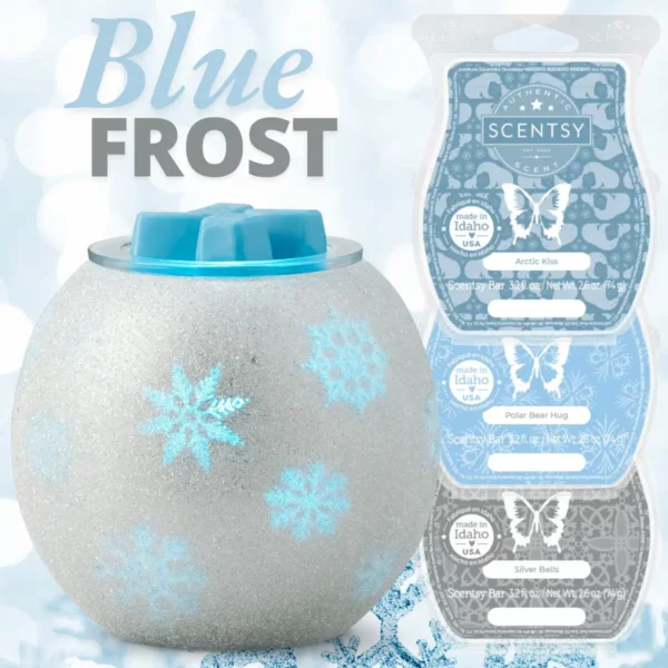 Blue Frost Scentsy Warmer Bundle