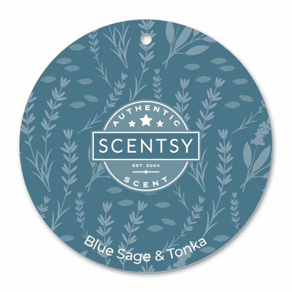 Blue Sage and Tonka Scentsy Scent Circle