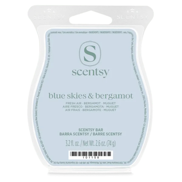 Blue Skies & Bergamot Scentsy Wax Bar