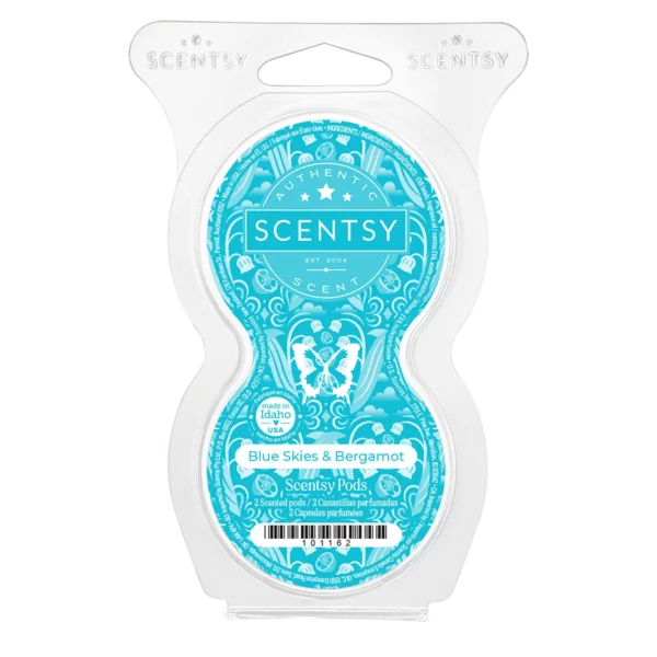 Blue Skies & Bergamot Scentsy Pods | July 2025