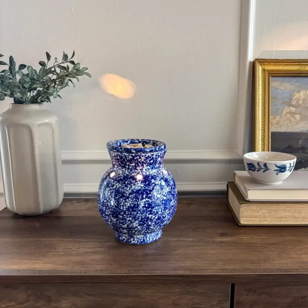 Blue Spongeware Scentsy Warmer - 2026 Catalog