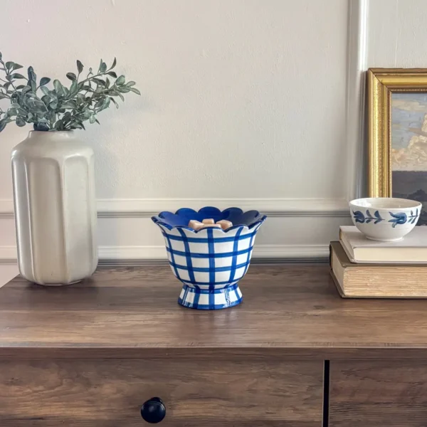 Bluebell Gingham Scentsy Warmer - 2026 Catalog