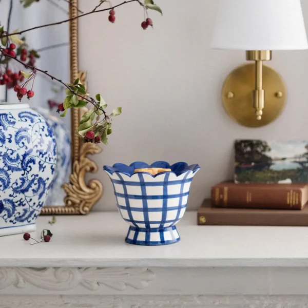Bluebell Gingham Scentsy Warmer - 2026 Catalog