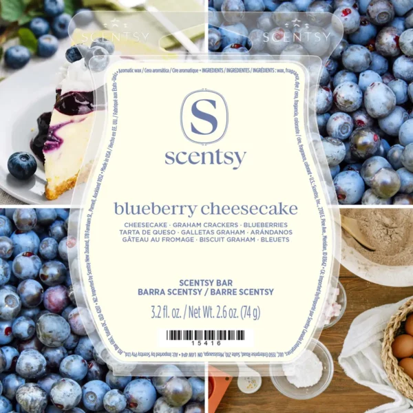 Blueberry Cheesecake (1) Blueberry Cheesecake Scentsy Wax Bar