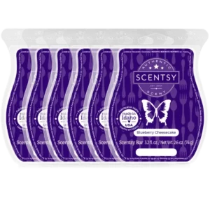 Blueberry Cheesecake 6 Scentsy Bar Wax Bundle