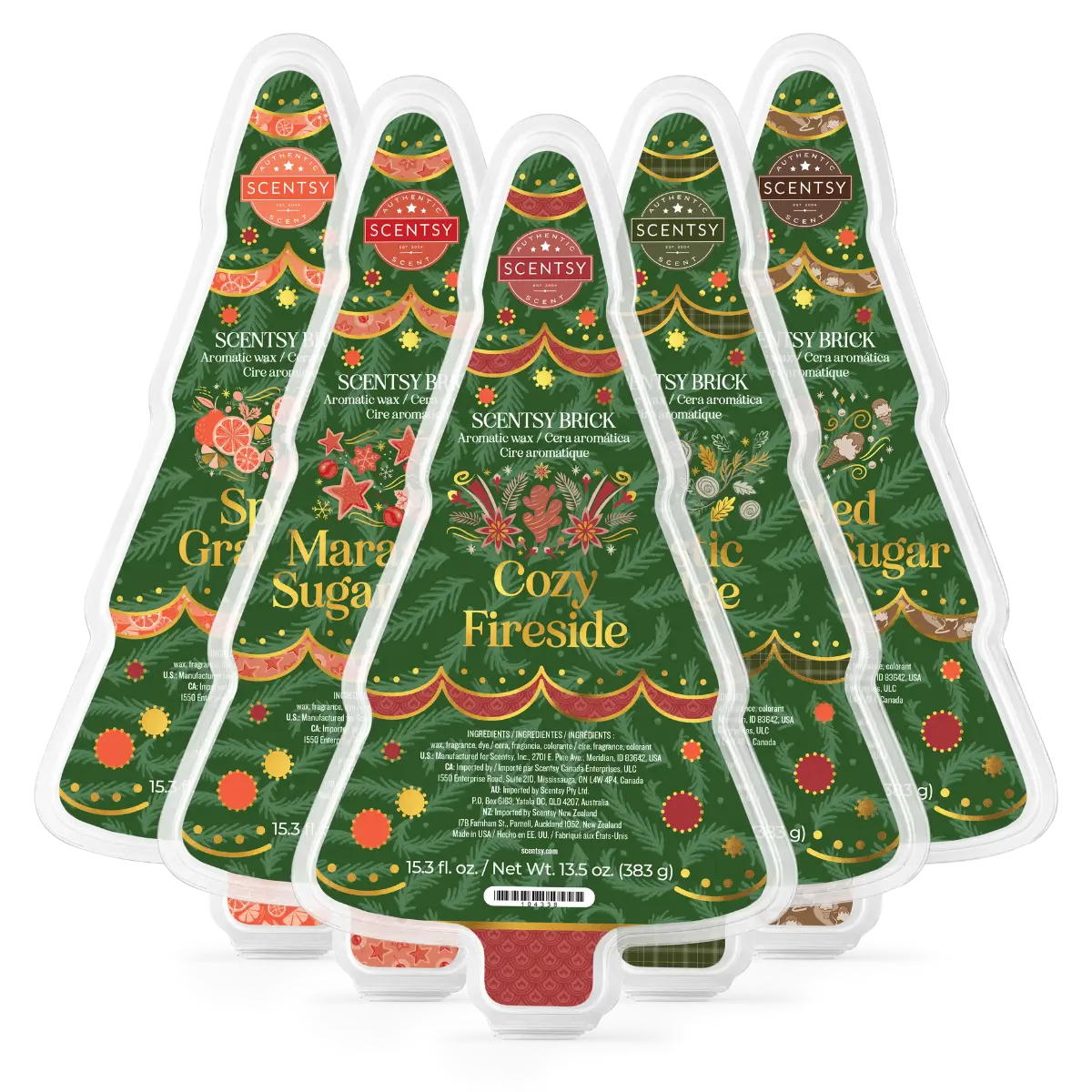 Scentsy 2025 Holiday 5 Brick Bundle ALL