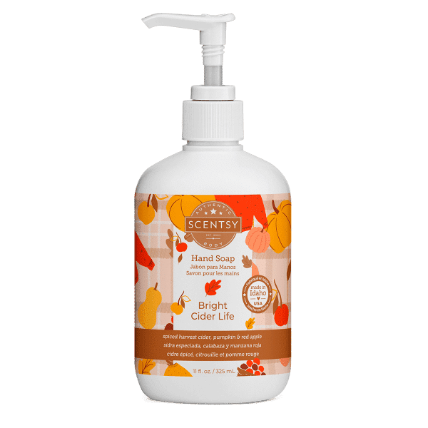 Bright Cider Life Scentsy Hand Soap Harvest