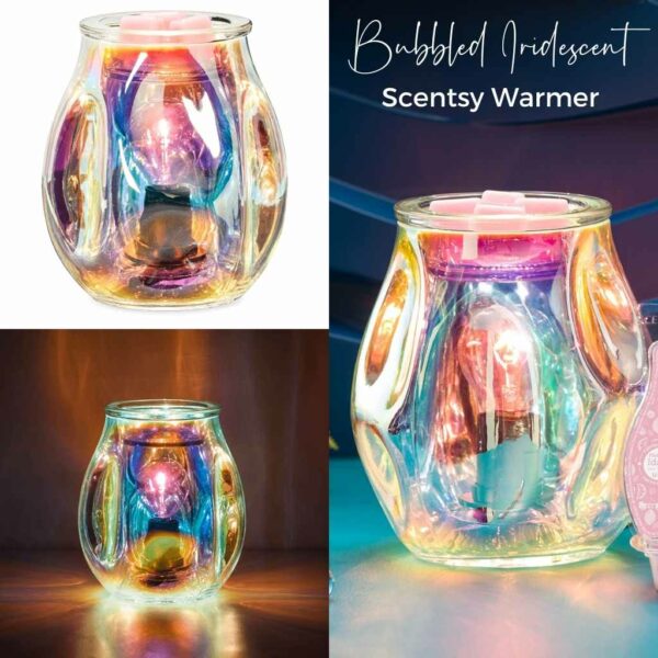 Bubbled Iridescent Scentsy Warmer