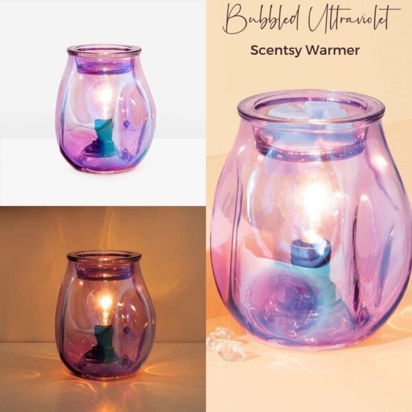 Bubbled Ultraviolet Scentsy Warmer 1