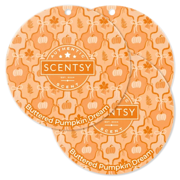 Buttered Pumpkin Dream Scentsy Scent Circle 3 Pack