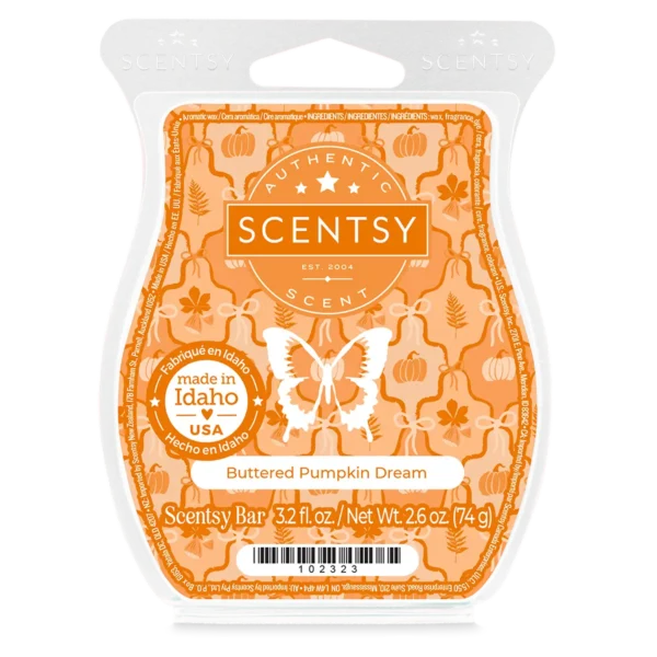 Buttered Pumpkin Dream Scentsy Wax Bar