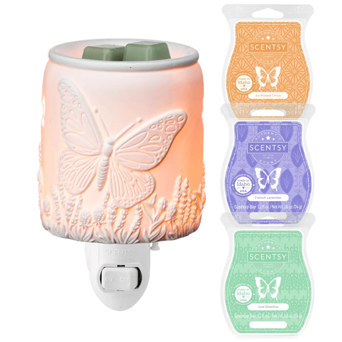 Butterfly Season Mini Scentsy Warmer Bundle