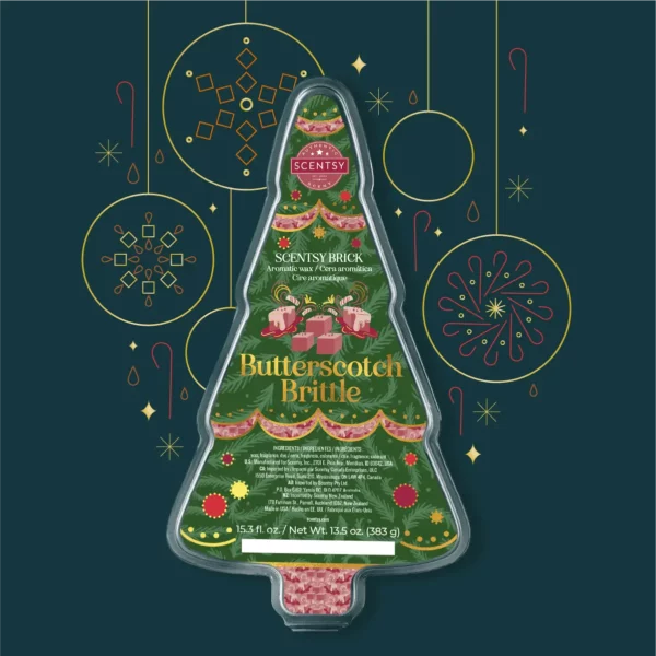 Butterscotch Brittle Scentsy Brick | Holiday 2024