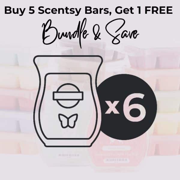 6 Scentsy Bar Bundle - Buy 5 Scentsy Bars, Get one FREE