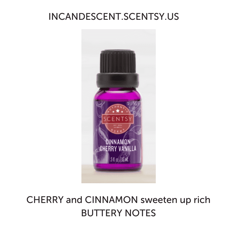 Cinnamon Cherry Vanilla Scentsy Natural Oil Blend