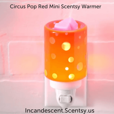 CIRCUS POP RED NIGHTLIGHT MINI SCENTSY WARMER