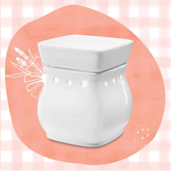 CLASSIC CURVE GLOSS WHITE SCENTSY WARMER