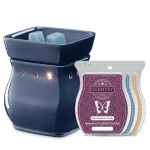 CLASSIC CURVE NAVY SCENTSY WARMER GIFT BUNDLE