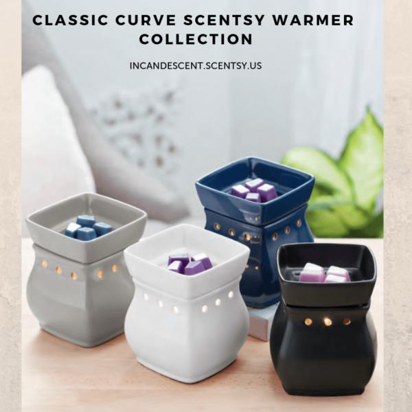 Classic Curve Gloss Gray Scentsy Warmer