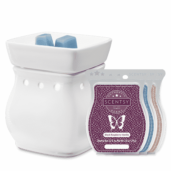 Classic Curve White CLASSIC CURVE WHITE SCENTSY WARMER GIFT BUNDLE