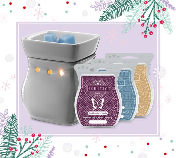 Shop Scentsy Classic Curve Warmer & Wax gift bundles while they last!