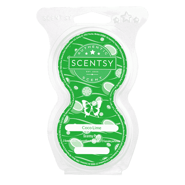 COCO LIME SCENTSY PODS