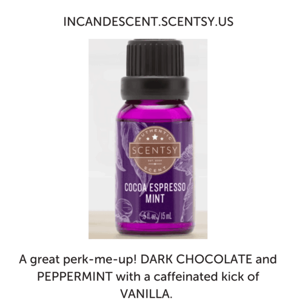 COCOA ESPRESSO MINT SCENTSY NATURAL OIL BLEND