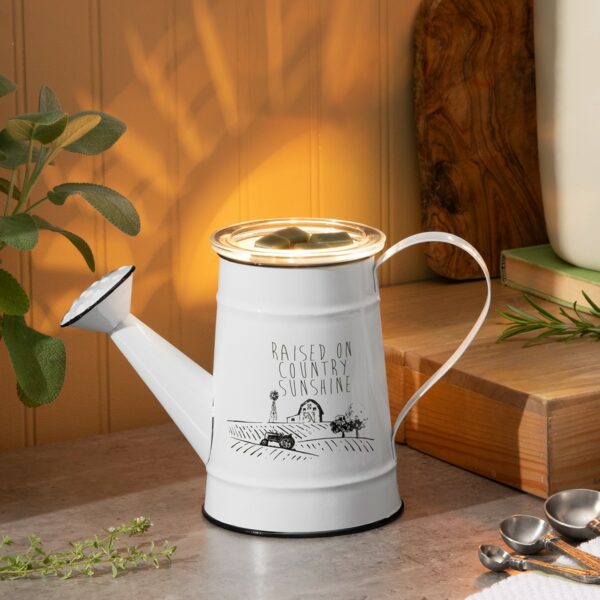 COUNTRY SUNSHINE GLOW WATERING CAN WARMER