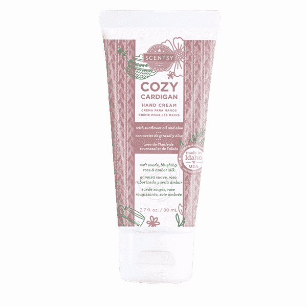 COZY CARDIGAN SCENTSY HAND CREAM | Cozy Cardigan Scentsy Body Cream COZY CARDIGAN SCENTSY HAND CREAM | Cozy Cardigan Scentsy Body Cream