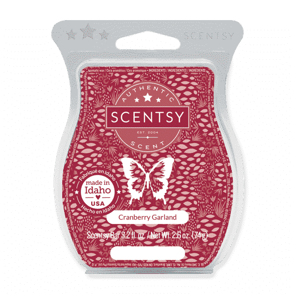 CRANBERRY GARLAND SCENTSY BAR