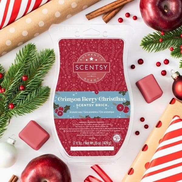Crimson Berry Christmas Scentsy Brick CRIMSON BERRY CHRISTMAS SCENTSY BRICK
