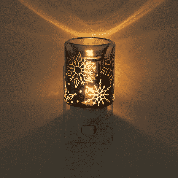 CRYSTAL CHRISTMAS GLOW MINI SCENTSY WARMER