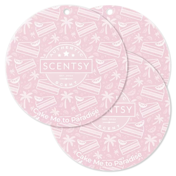 Cake Me to Paradise Scentsy Scent Circle 3 Pack