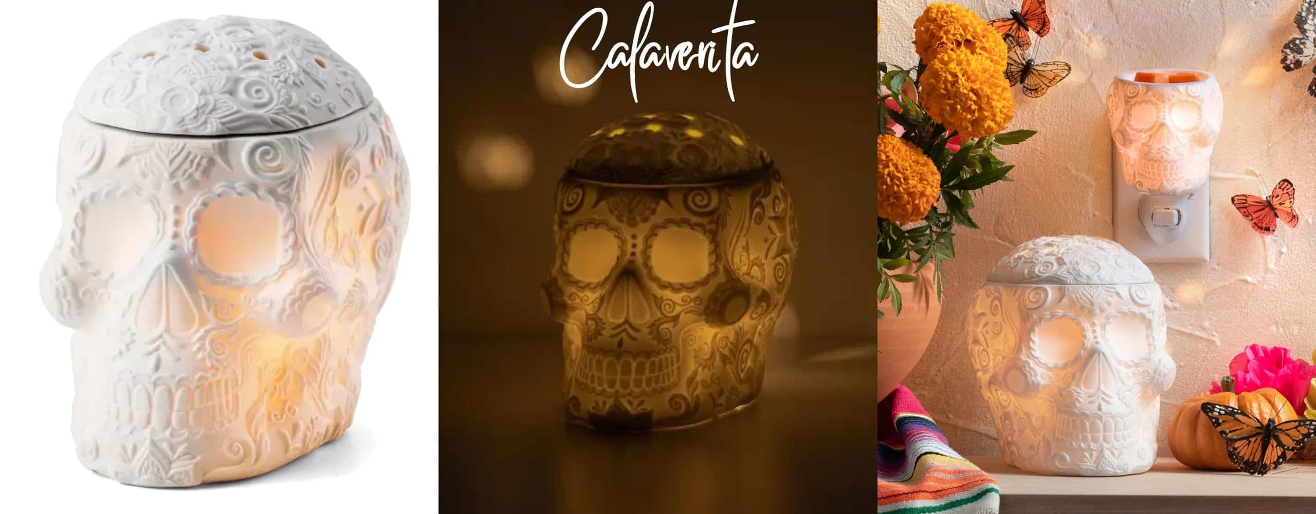Calaverita Sugar Skull Scentsy Warmer | Incandescent.Scentsy.us