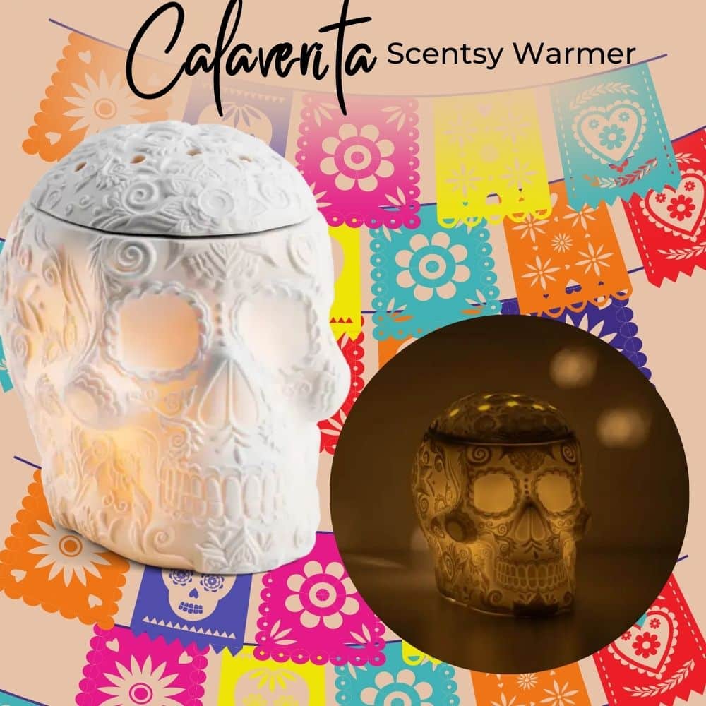 Calaverita Sugar Skull Scentsy Warmer