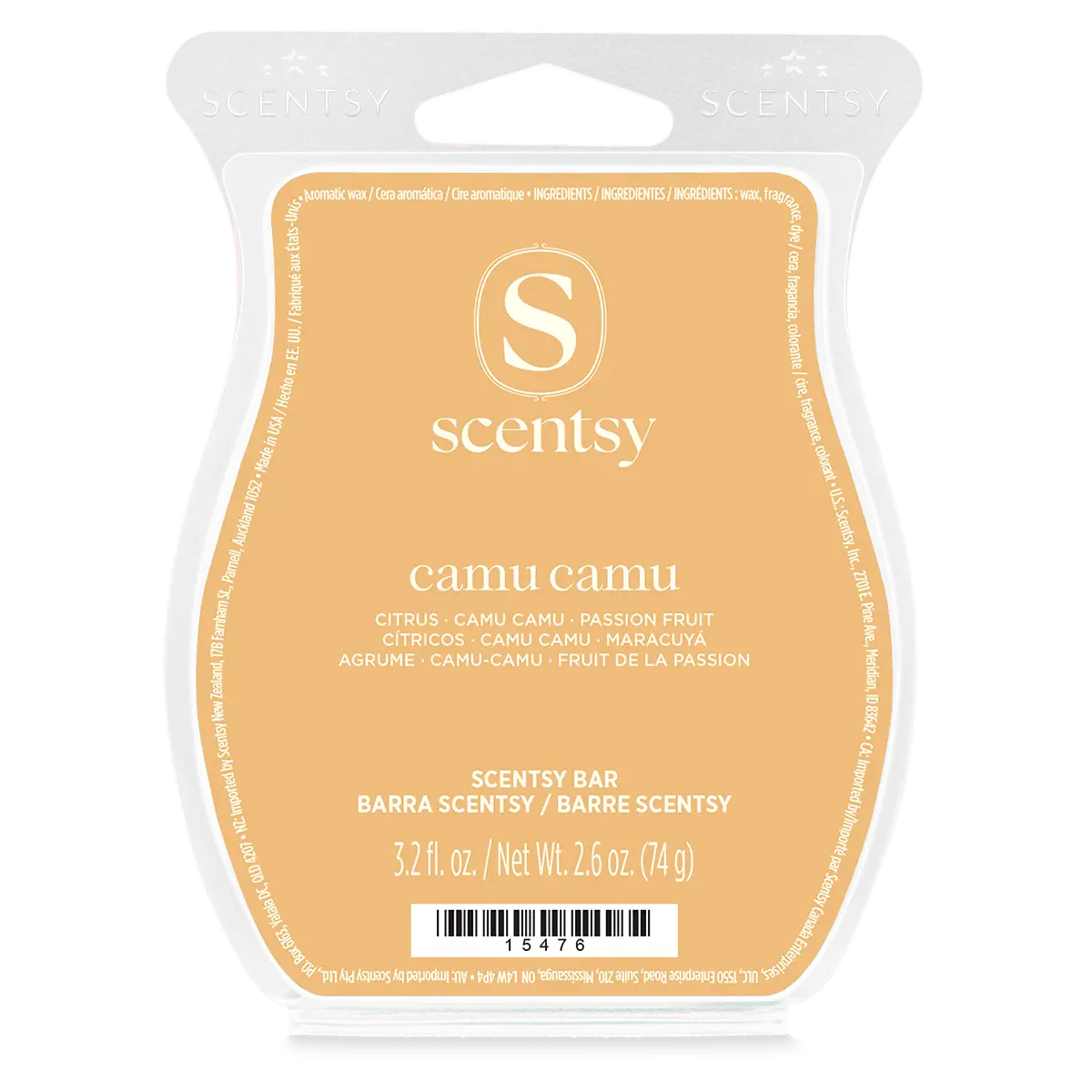 Camu Camu Scentsy Bar (1) Camu Camu Scentsy Wax Bar