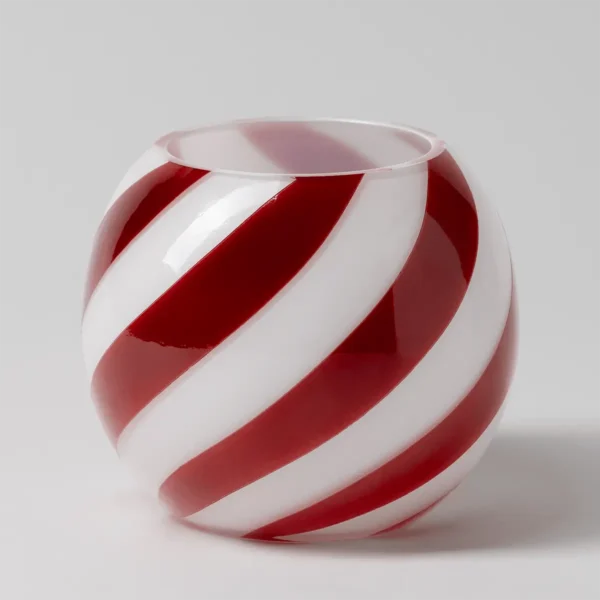 Candy Cane Swirl Scentsy Candle Insert Holder - Holiday 2026