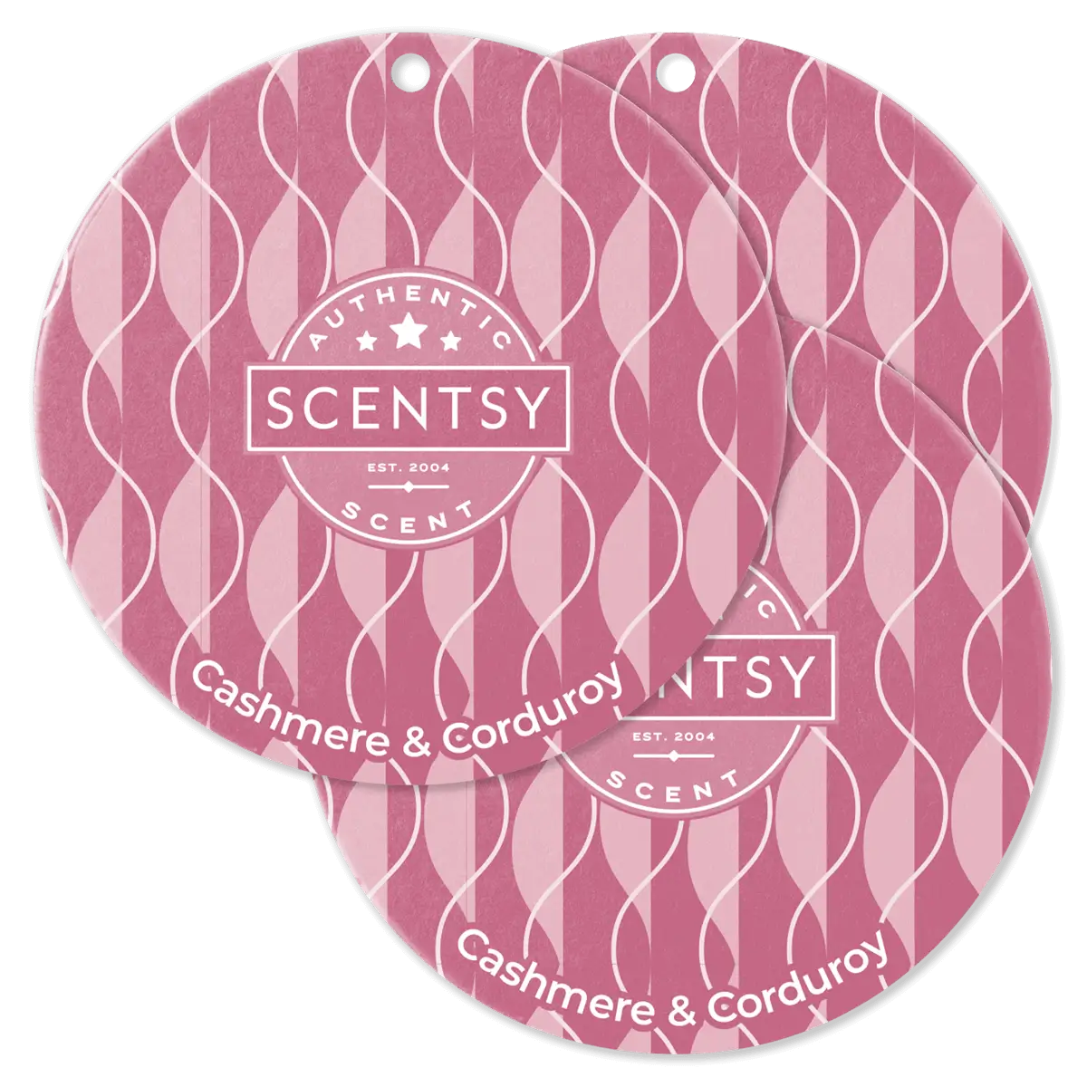 Cashmere & Corduroy Scentsy Scent Circle 3 Pack Bundle