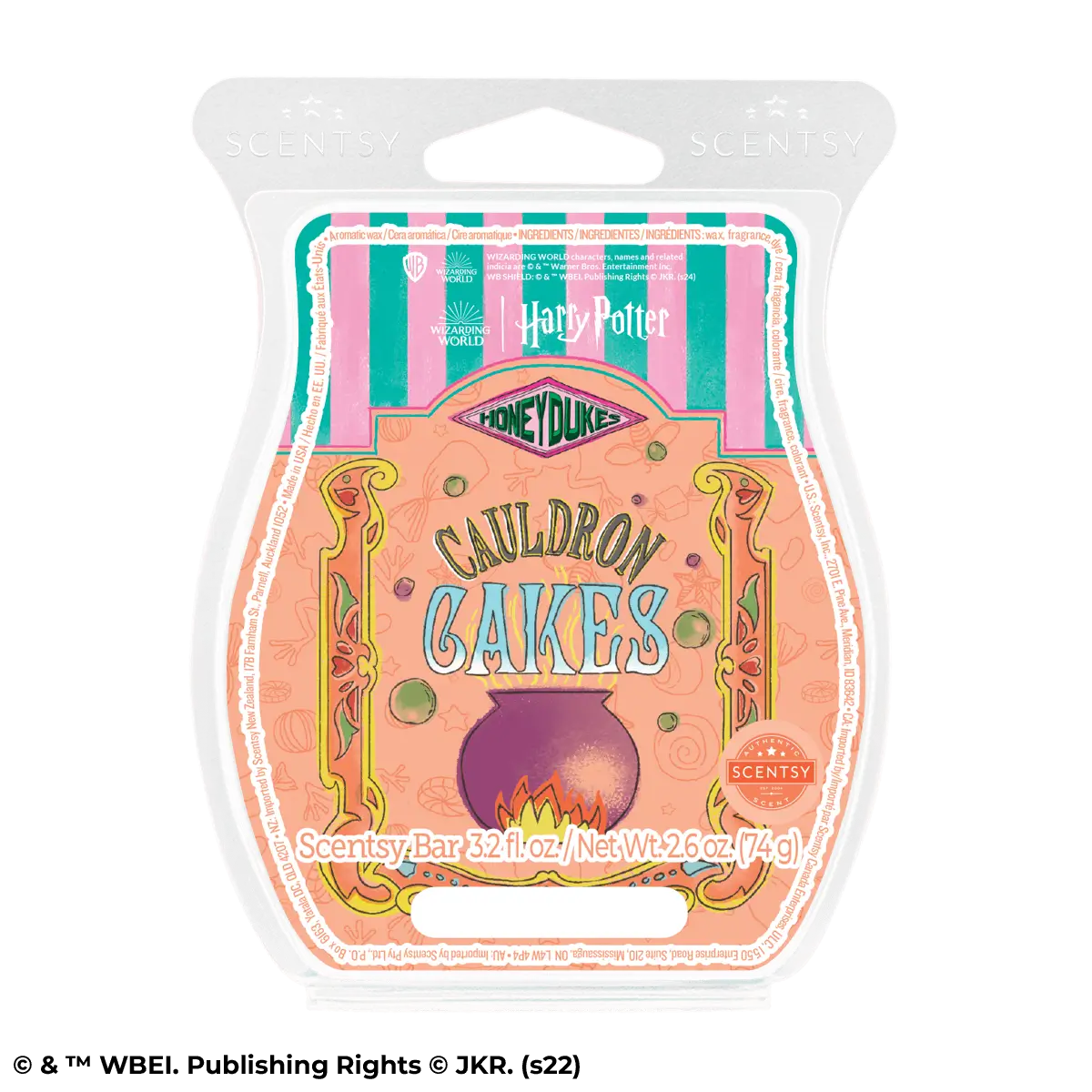 Cauldron Cakes Scentsy Bar | Harry Potter Honeydukes