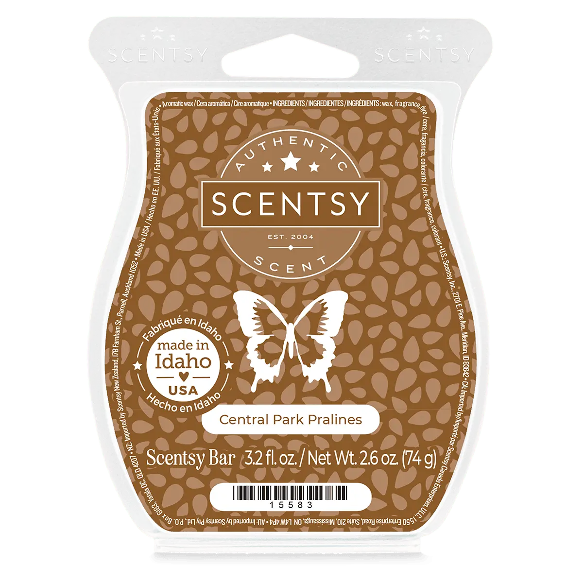 Central Park Pralines Scentsy Bar
