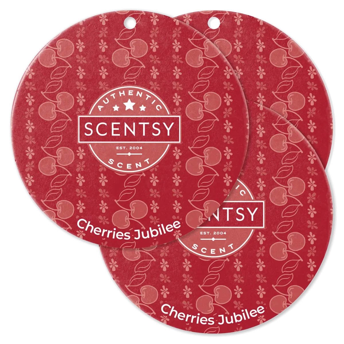 Cherries Jubilee Scentsy Scent Circle 3 Pack Bundle