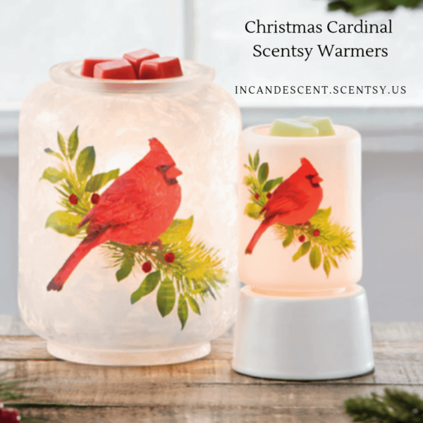 CHRISTMAS CARDINAL SCENTSY MINI WARMER