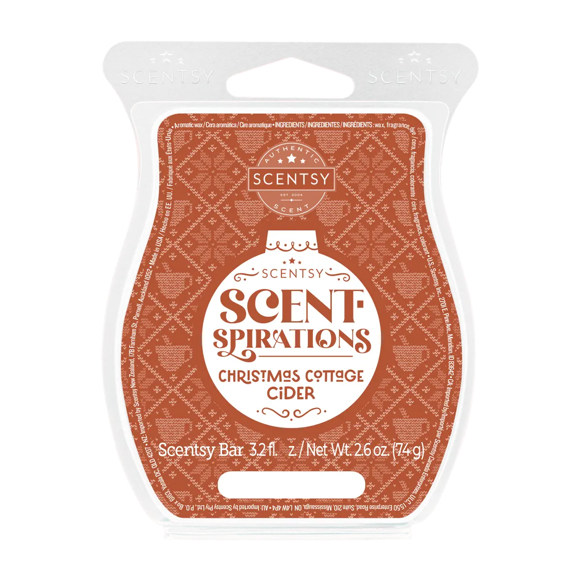 Christmas Cottage Cider Scentsy Bar | Scent-Spirations 2023