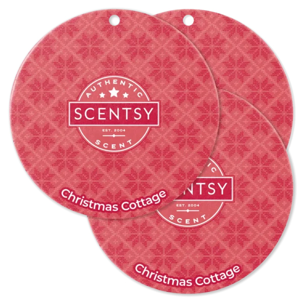 Christmas Cottage Scentsy Scent Circle 3 Pack Bundle