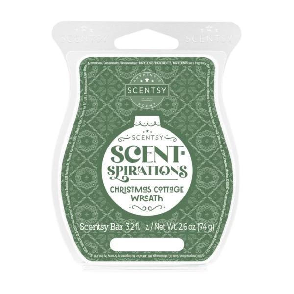 Christmas Cottage Wreath Scentsy Bar | Scent-Spirations 2023