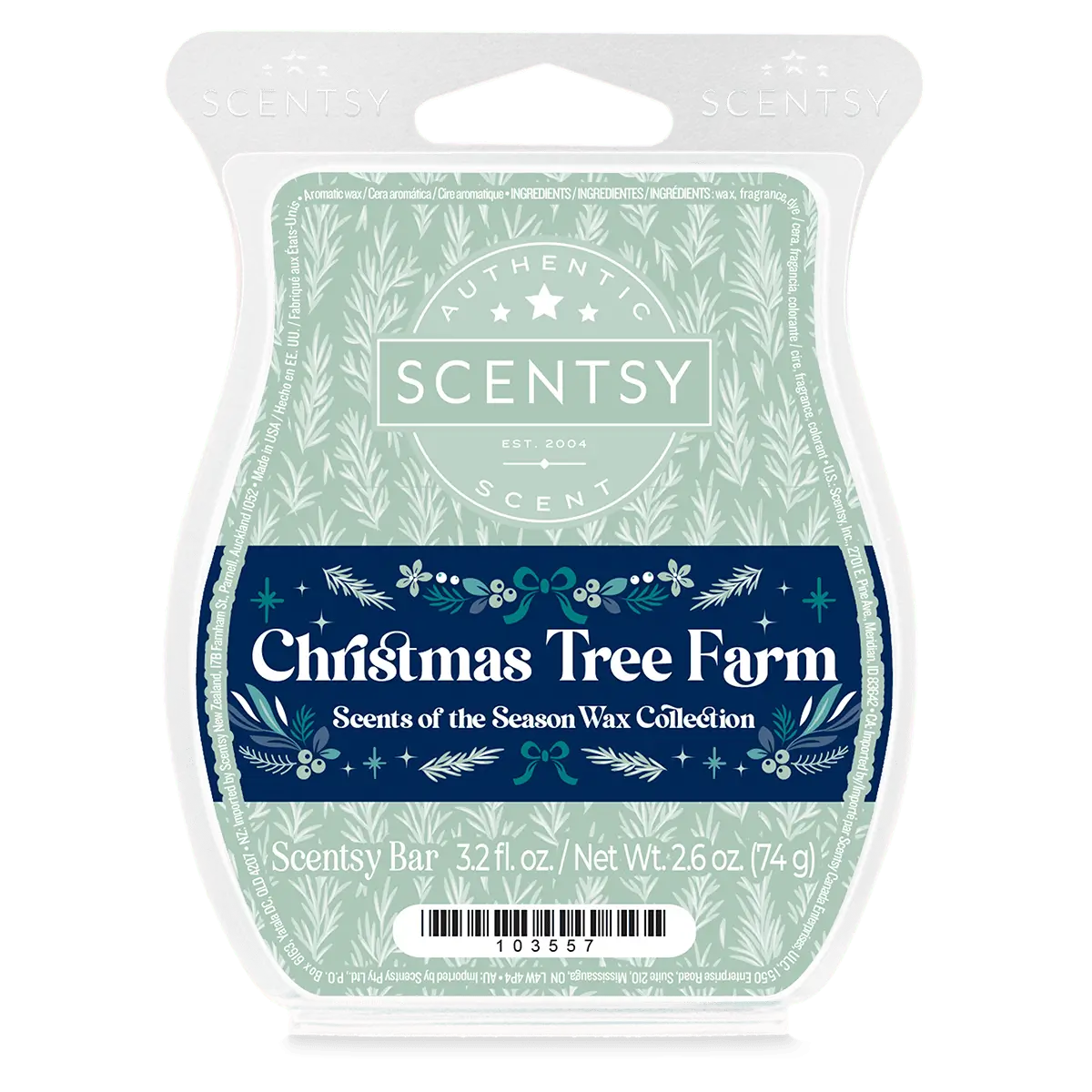 Christmas Tree Farm Scentsy Wax Bar | Scents of the Season 2025