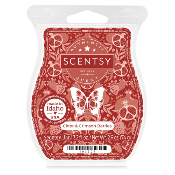 Cider & Crimson Berries Scentsy Wax Bar