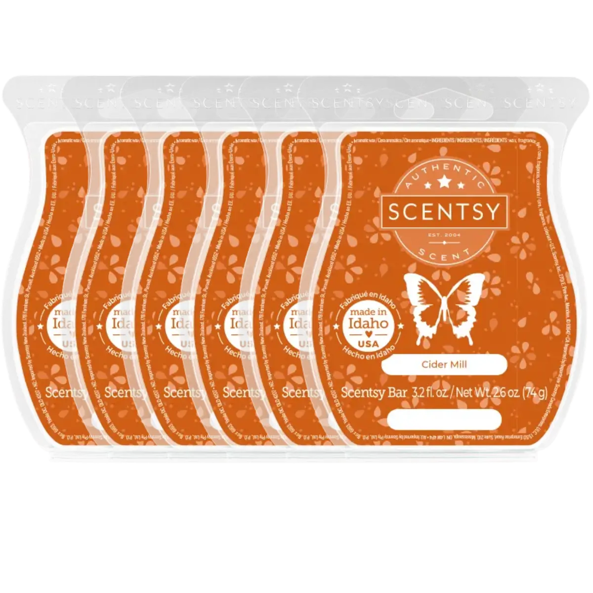 Cider Mill 6 Scentsy Bar Wax Bundle